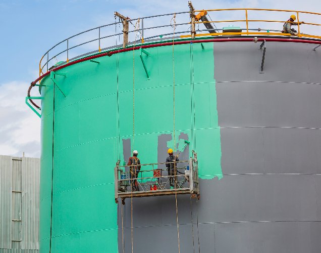 Image of Industrial Painting Process